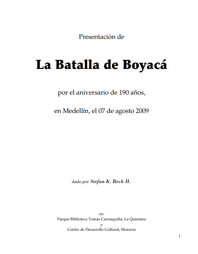 Batalla de Boyacá